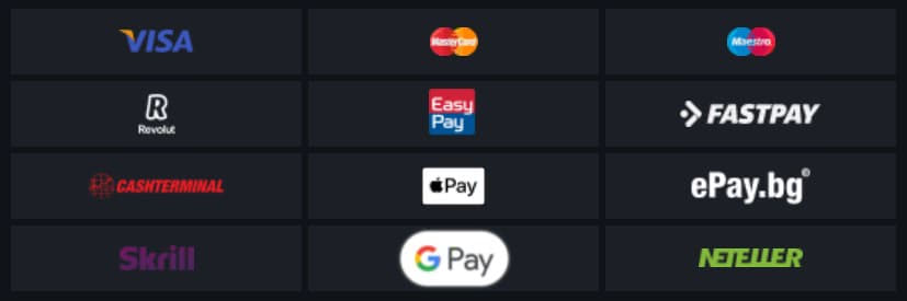 Бетано методи за разплащане за теглене и депозиране