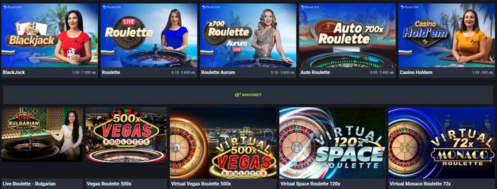 Palms bet Казино на живо